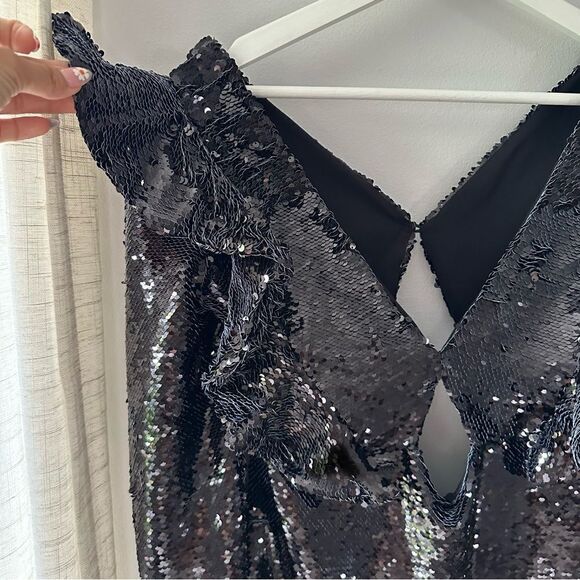 PatBO Cut Out Sequin Mini Dress - Picture 2 of 13